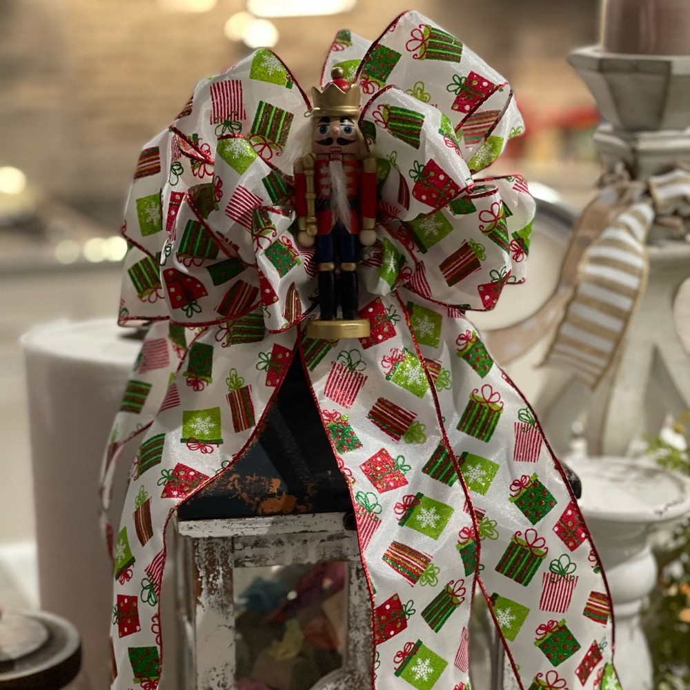 Beautiful Handmade Nutcracker Holiday Bow